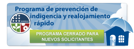Programa de prevenci&oacute;n de indigencia y realojamiento r&aacute;pido - Programa cerrado para nuevos solicitantes